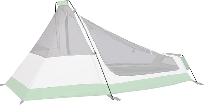 GEERTOP Ultralight Backpacking Tent for 1 Person and Replacement Tent Poles Bundle