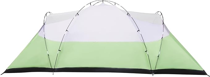 8-10 Person Family Camping Tent with Porch, Easy Setup for Outdoor Camping Picnic Backyard
