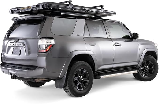 Falcon 3 Evo XL Air Hard-Shell Aluminum Roof Top Tent for Car Camping and Overlanding, Waterproof, Maximum Ventilation, 2-3 Person Tent, Air Mattress and Universal Mounting Brackets Included
