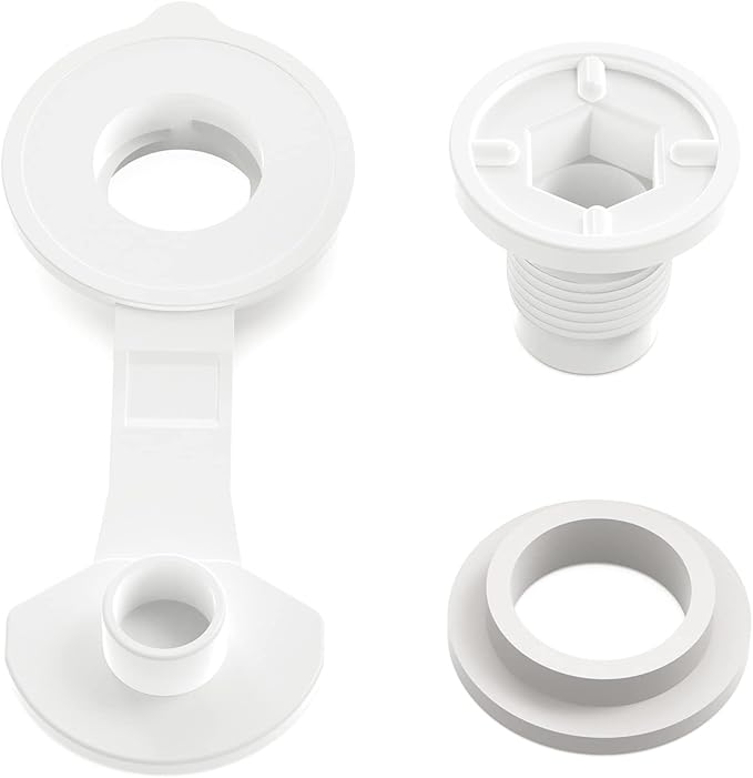 Pokin Cooler Standard Drain Plug Assembly Replacement for Coleman Standard Coolers -1" Shaft Length,Part Number:R5214D607G