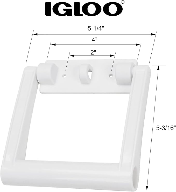 Igloo 21023 25-72 Quart Cooler Handle with Screws (White, 1 ea)