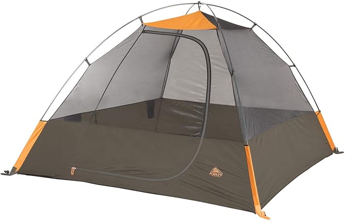 Kelty Grand Mesa 2P or 4P Backpacking Tent – 3 Season Camping, Thru Hiking Shelter, Aluminum Pole Frame, Single Door + Vestibule, 2024 Model