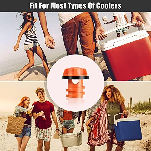 Honoson Cooler Drain Plugs Replacement Compatible with Most Rotomolded Coolers Including Most Major Brands Drain Plugs with Leak-Proof Design