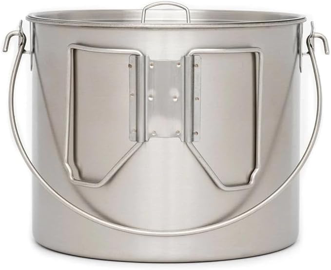 The Pathfinder School Stainless Steel Bush Pot and Lid Set (120 ounce)
