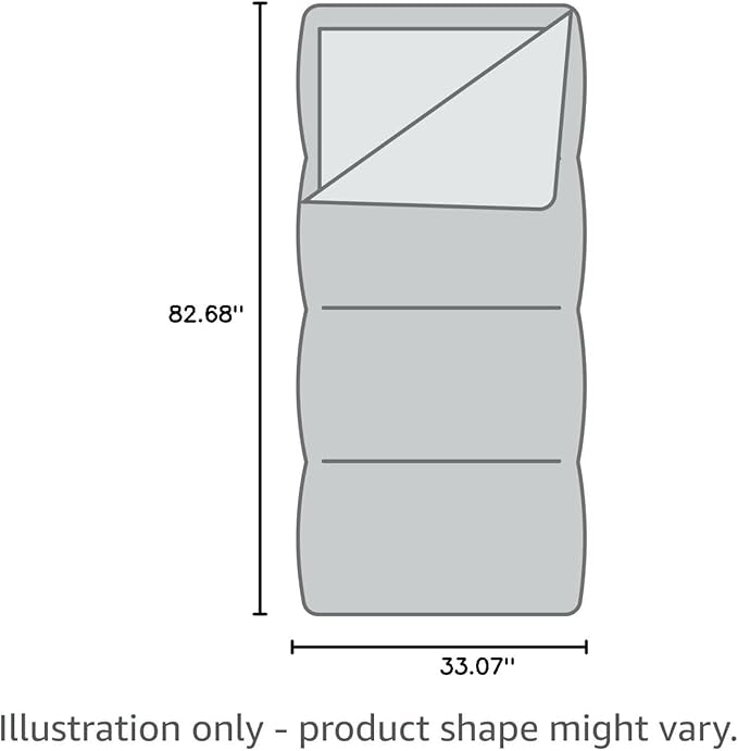 Mountaintop Ultralight Mummy Down Sleeping Bag 650 Fill Power Duck Down Suits for 32 Degree F for Camping Hiking Backpacking