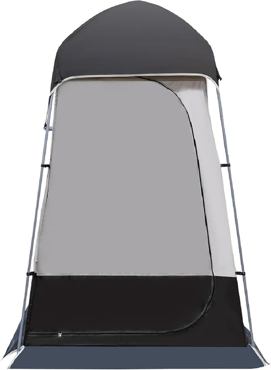 Shower Tent for Camping Outdoor Privacy Tent 63 * 63 * 94.5" Spacious Camping Changing Tent Dressing Room Portable Toilet Tent Camping Privacy Shelter Instant Outdoor Rain Shelter (Coffee Brown)