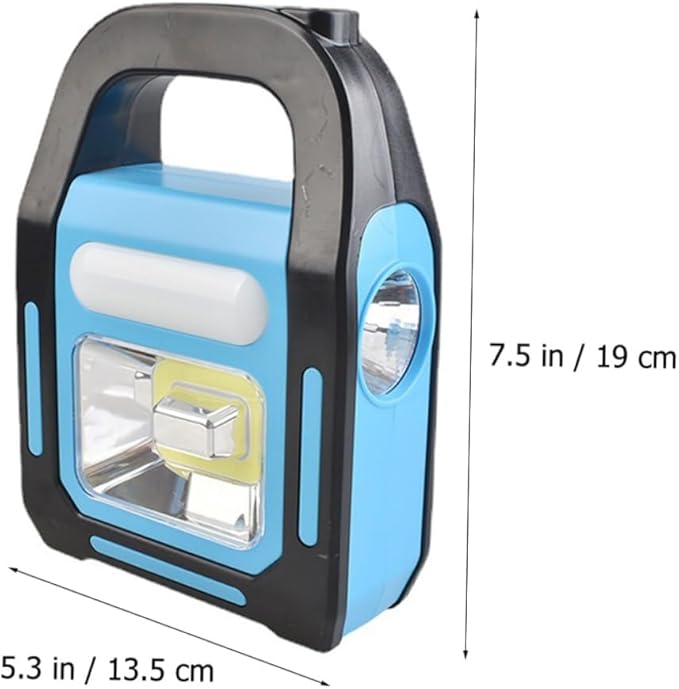 Rechargeable Work Light Solar Powered Emergency Lantern Camping Light with USB Charging for Outdoor Activities Power Outages and Emergency Situations