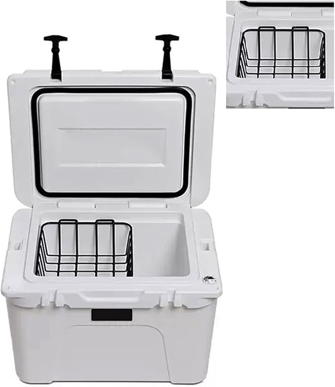 Cooler Basket for YETI 35 & 45, Stainless Steel Wire Cooler Basket Keep food Dry and Stay Goods High, YETI Cooler accessories Inside Dry-Goods Basket Compatible with YETI Tundra 35 or 45 Coolers.