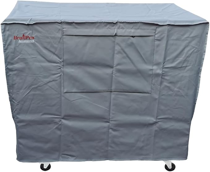 Waterproof 80-100 Qt Rolling Cooler Cart Cover Fits Most Patio Ice Chest Party Cooler Upto 43L x 22W x 32H inch-Grey