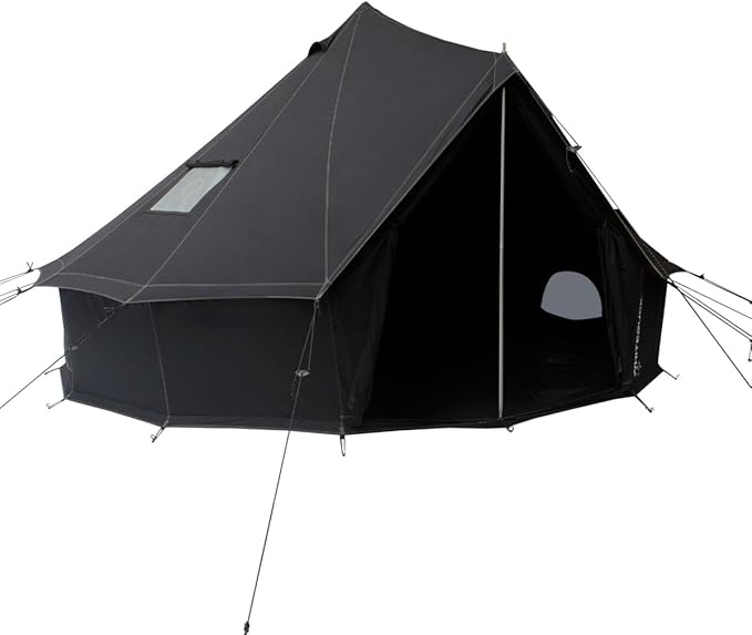 WHITEDUCK Regatta Canvas Bell Tent - w/StoveJack, Waterproof, 4 Season Luxury Camping and Glamping Yurt Tent Outdoor