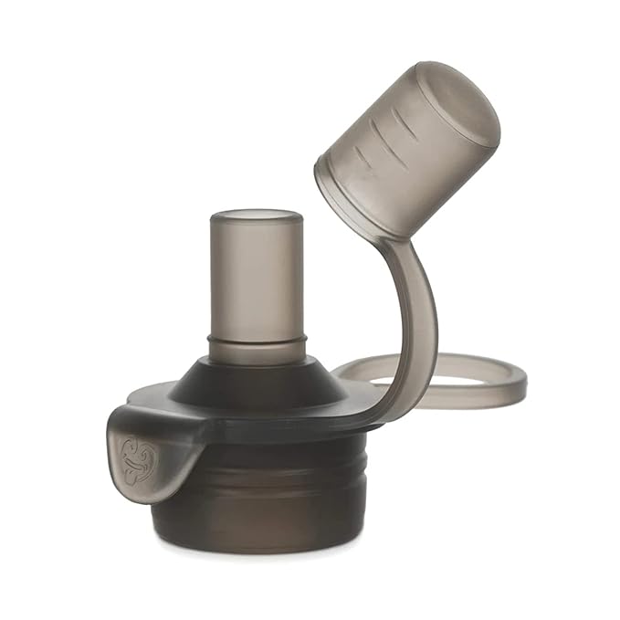 haakaa Silicone Yummy Pouch Sippy Spout, Adaptor Compatible haakaa Yummy Pouches and Milk Storage Bags,Not Compatible with Other Brands,Grey