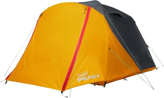 Coleman PEAK1 Premium Waterproof Backpacking Tent with Rainfly & Footprint, Lightweight Camping Tent Withstands Winds up to 45 MPH, 1/2/3/4/6 Person Sizes