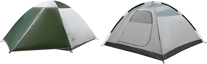 Screened Camping Tent, 3-4 Person Waterproof, Haven Tent, Backpack Double Layer Shelter, Easy Setup and Portable for Outdoor, Picnic or Hiking.