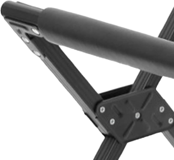 VINGVO Camping Cooler Stand, Adjustable Strong Load Bearing Stable Folding Cooler Stand Frame Aluminum Alloy for Camping Hiking BBQ Cooking Fishing Picnic Outdoor, Light Weight Ice Box Holder (Black)