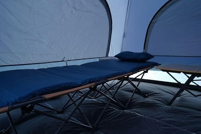 MOUNTAIN SUMMIT GEAR Self-Inflating Camp Pad - 1.5 Inches Thick (Air Mattress Camping Accessory Made by Caddis Sports)