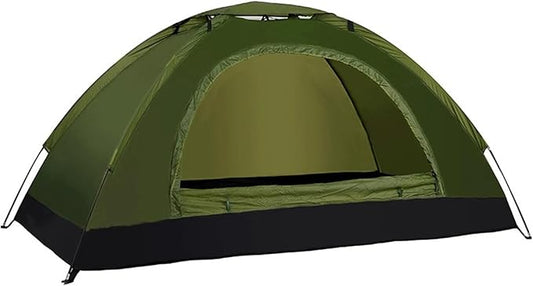1-2 Person Ultralight Single-Layer Camping Tent – Anti-UV Portable Tent for Hiking, Backpacking & Fishing Trips