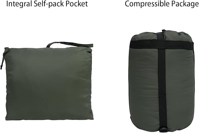 LOOGU Camo Blanket Waterproof Insulation Poncho Liner for Outdoor Camping, Hiking, Hunting, Survival, Backpacking, Picnicking