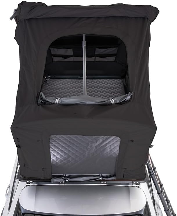 Falcon 3 Evo XL Air Hard-Shell Aluminum Roof Top Tent for Car Camping and Overlanding, Waterproof, Maximum Ventilation, 2-3 Person Tent, Air Mattress and Universal Mounting Brackets Included