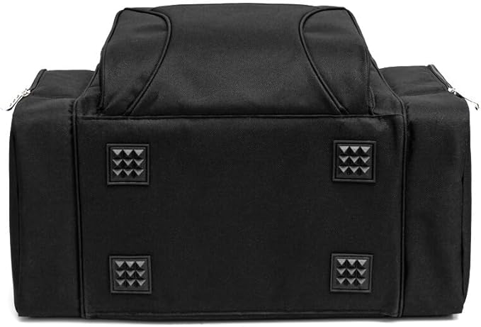 Extra Large Cooler Bag (15x12.5x9 in) with Leakproof Hard Liner. Two Insulated Compartment, Heavy Duty Fabric, Thick Insulation, Reinforced Stiches, Multiple Pockets, Durable Zipper.