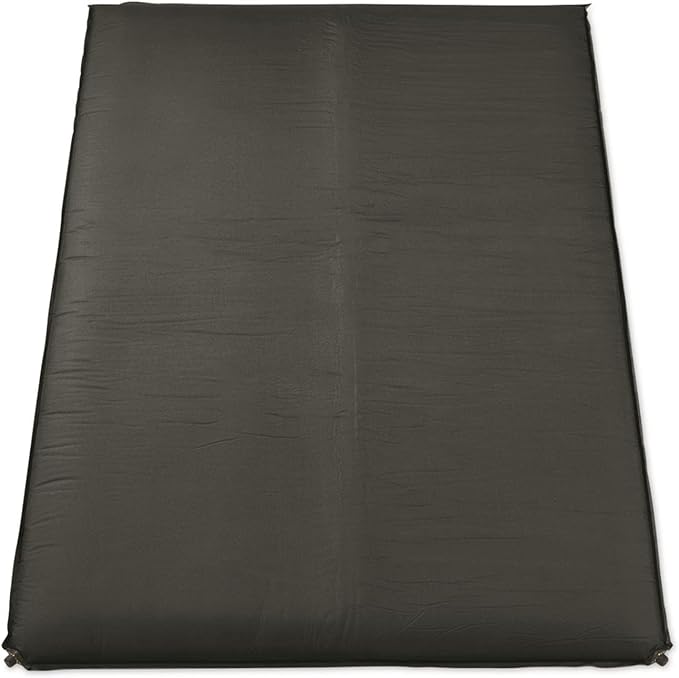 Guide Gear Self Inflating Double Sleeping Pad 2 Person, 3-inch Foam Padding, Portable, Camping, Backpacking, Hunting, Tent Accessories