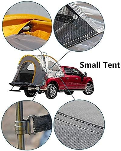 GeRRiT Truck Tent Truck Bed Tent, Pickup Tent, Waterproof Truck Camper, Easy to Setup Truck Tents for Camping, Width 180cm, Gray