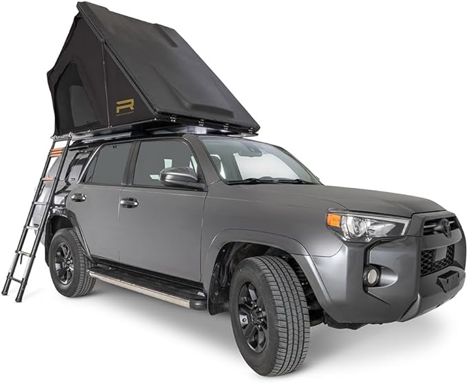 Falcon 3 Evo XL Air Hard-Shell Aluminum Roof Top Tent for Car Camping and Overlanding, Waterproof, Maximum Ventilation, 2-3 Person Tent, Air Mattress and Universal Mounting Brackets Included