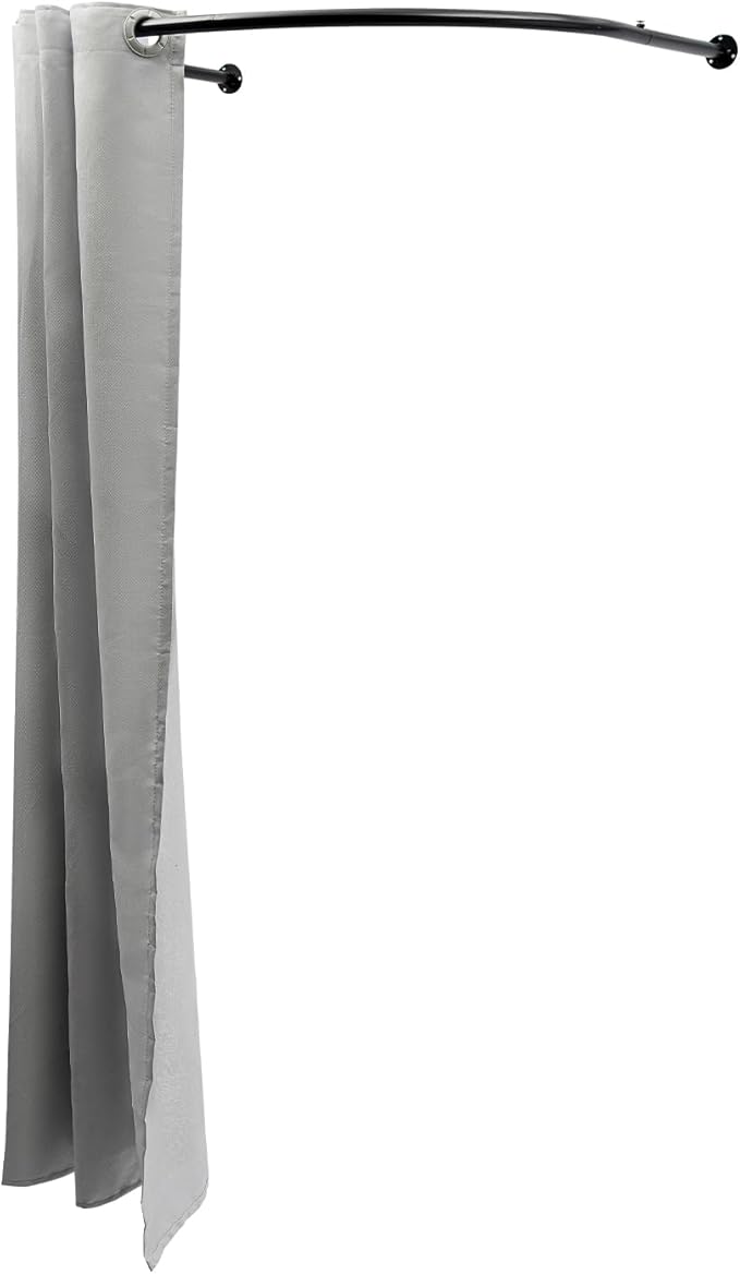 Clothing Store Fitting Room, Clothing Store Dressing Room, U-Dressing Room Privacy Protection Changing Room Divider, Dressing Room Fitting Room for Boutique, Curtain Room Divider (U-Shaped-Grey)