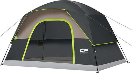Tents for Camping 6 Person Tent Waterproof Windproof Double Layer Family Camping Tent, Easy Setup Dome Tent with Large Mesh Windows & Wider Door for Outdoor Camping & Hiking