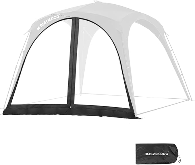 Blackdog Camping Canopy Tent - Quick Easy Set up Instant Pop up Tents for Camping, 4-6 Person UV Resistant Sun Shelter for Sporting Events, Family Camping Trip, Outdoor Activities