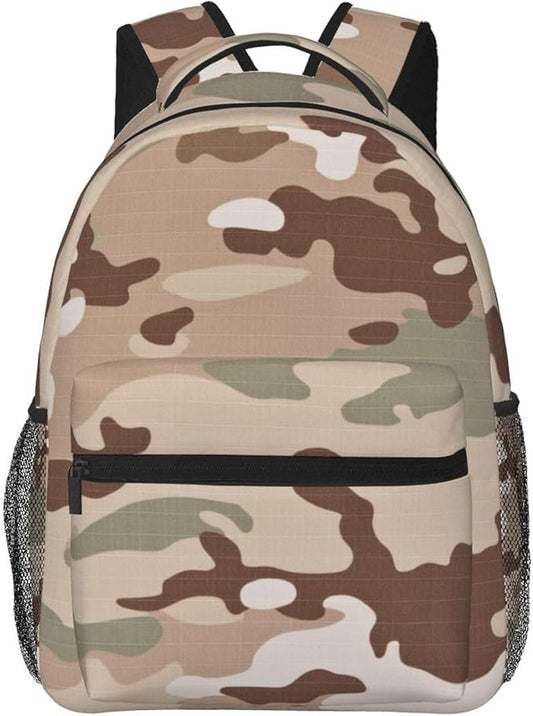 Backpack Anti-Theft Multipurpose Large Capacity Carry On Bag, Us Army Camouflage Camping Outdoor Backpack With Side Pockets