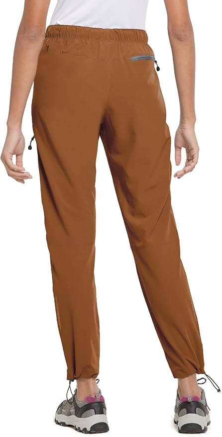 baleaf Women's Hiking Pants Quick Dry Lightweight Water Resistant Elastic Waist Cargo Pants for All Seasons