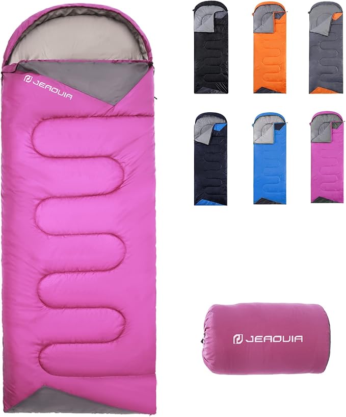 Sleeping Bags for Adults Cold Weather - 20 Degree Big&Tall Size Backpacking Lightweight Waterproof for Girls Boys Mens Teen Women for Camping Hiking Outdoor Travel Hunting with Compression Bags