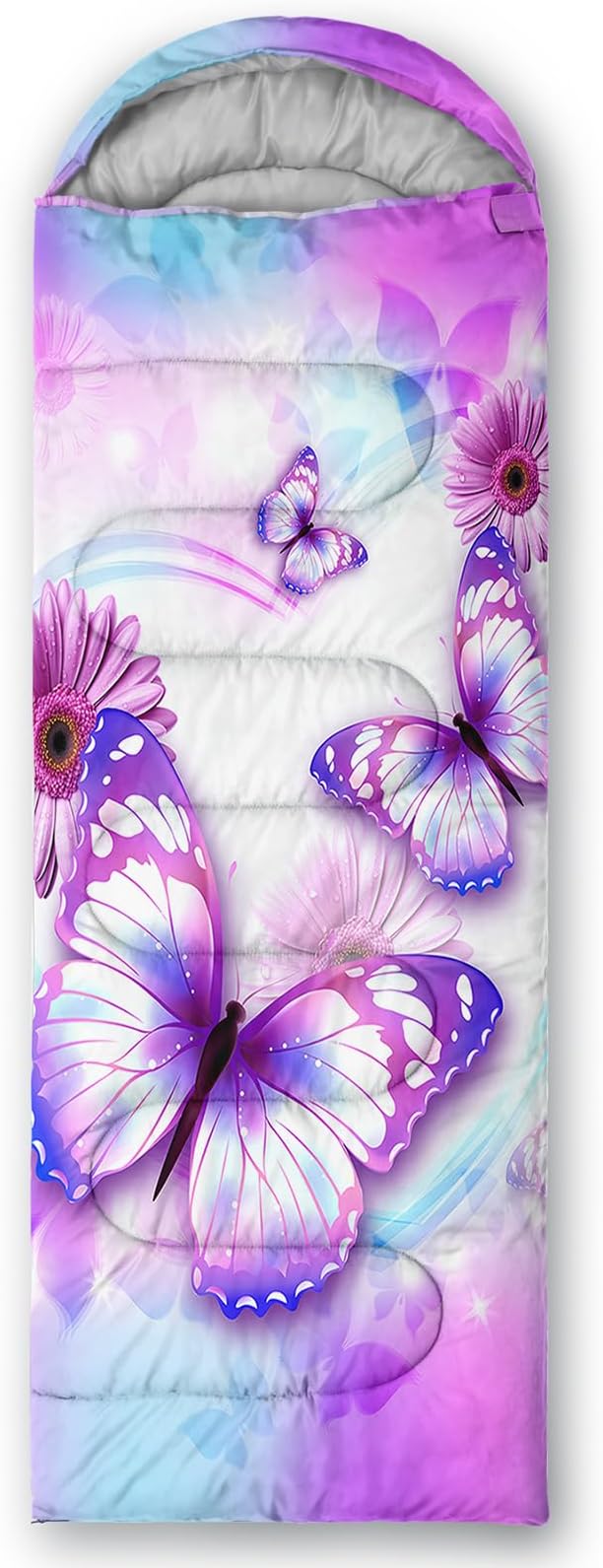 QOOMO Camping Sleeping Bags,3 Season Warm & Cool Weather,Lightweight,Waterproof Sleeping Bags for Adults & Kids,Traveling,and Outdoors,Camping Gear Equipment