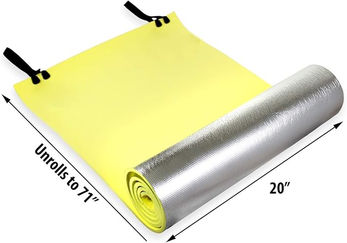 ASR Outdoor Single Person Foam Sleeping Pad Thermal Heat Retention Camping Mat