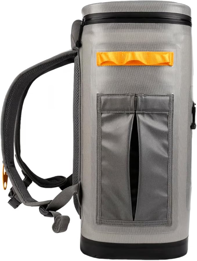 Yukon Outfitters Hatchie Backpack Cooler, 54-Liter Durable Insulated Cargo-Ready Outdoor Hiking Watersports Meals & Beverages Daypack Cooler w/Airtight Zippers, Padded Straps & Carry Handle