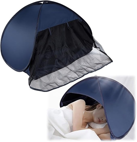 Soundproof and Light-Proof Silent Tent, Sleep Den Blackout Bed Tent, Promotes Better Sleep, for People Night Shift, Dorm, Travel