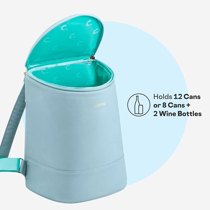 Corkcicle EOLA Cooler Backpack, Waterproof and Leak Proof Insulated Bag, Perfect for Wine, Beer, and Ice Packs