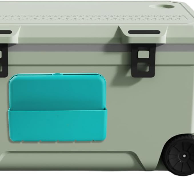 Cooler Accessories for Coleman YETI Coolers, Magnetic Storage Box,8.4 x 2.9 x 5.7 inch Organizer for Sunglasses, Scissors,Small Gadgets, Green