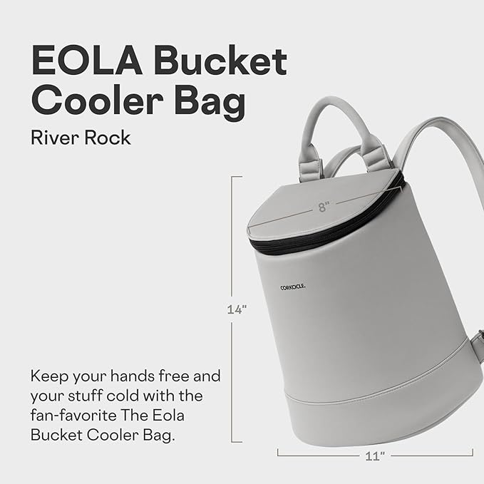 Corkcicle EOLA Cooler Backpack, Waterproof and Leak Proof Insulated Bag, Perfect for Wine, Beer, and Ice Packs