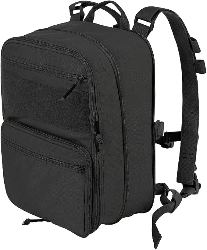 KRYDEX Tactical Expandable Backpack MOLLE Backpack for Travelling Hiking Hunting (BK)