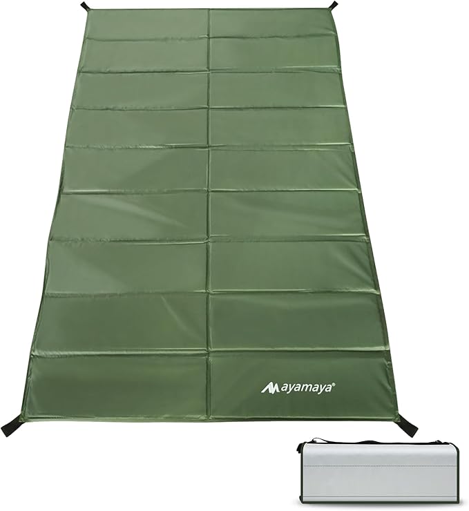Foam Sleeping Pad for Camping - AYAMAYA Foldable Camping Mattress for 1/2/3/4/5/6 Person, Extra Thick Waterproof Tent Footprint Inner Camping Mat for Outdoor Backpacking Hiking Picnic Camping