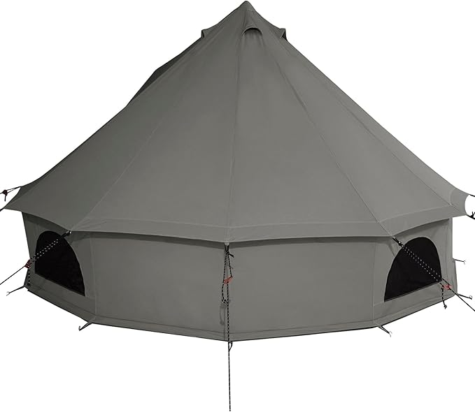 WHITEDUCK Regatta Canvas Bell Tent - w/StoveJack, Waterproof, 4 Season Luxury Camping and Glamping Yurt Tent Outdoor