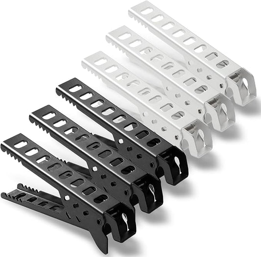 Pan Gripper Camping Kitchen Essentials - Detachable Handle for Pots and Pans Camping Essential Ourdoor Kitchen Cookware (Multi Colors 6PK)