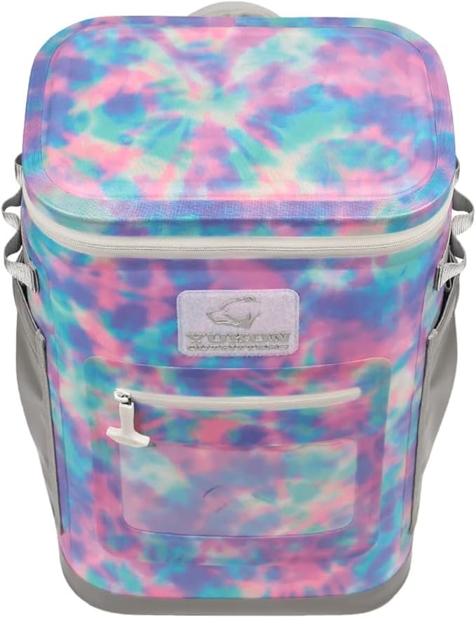 Yukon Outfitters Hatchie Backpack Cooler, 54-Liter Durable Insulated Cargo-Ready Outdoor Hiking Watersports Meals & Beverages Daypack Cooler w/Airtight Zippers, Padded Straps & Carry Handle