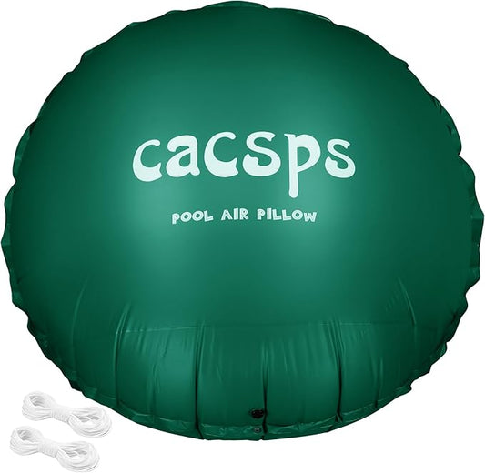 Round Pool Pillow for for Above Ground Pools, 8Ft Pool Air Pillow for Closing Winter Pool Winterizing Kit for Ground Pool, 0.5mm PVC Material, 2X 16.5Ft Rope (Green)…