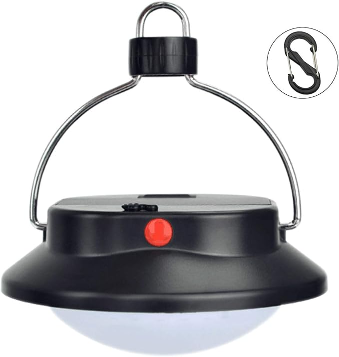 Portable LED Camping Lantern, Lightweight & Compact Tent Light for Camping, Hiking, Backpacking, Fishing & Emergency Use, 3 Brightness Modes, Battery Powered, Perfect for Power Outages & Hurricane