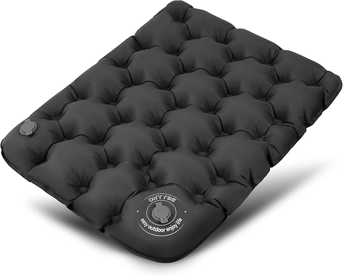 ONTYZZ Inflatable Seat Cushion Lightweight Stadium Seat Pad Travel Air Seat Cushion for Hiking Office Airplane Stadium Car