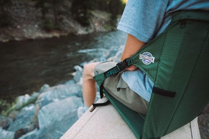 Crazy Creek Original Chair Perfect for Stadium Seats, Camping, Hiking & More, Comfort on All Terrains, Adjustable Straps, Lightweight Design, Water-Resistant