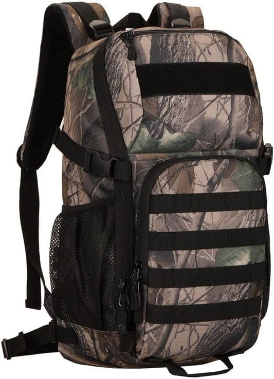 HUNTVP Tactical Backpack Military MOLLE Backpack Hunting Rucksack Gear Assault Pack 25L WR