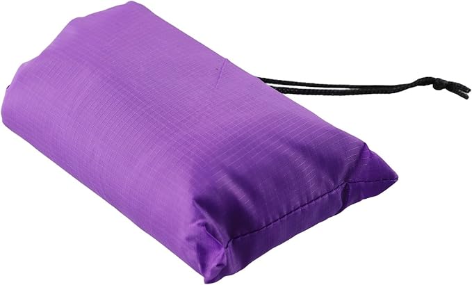 Outside Camping Rain Tarp, Waterproof Portable Tarp Shelter Rain Tarp Sun Shade Shelter for Outdoor Adventures(Purple 140x200CM)